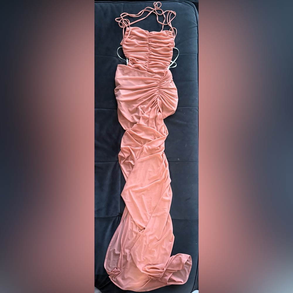 x REVOLVE Follie Gown in Mauve Michael Costello - Picture 4 of 8